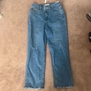 NWT Madewell curvy perfect vintage straight jeans